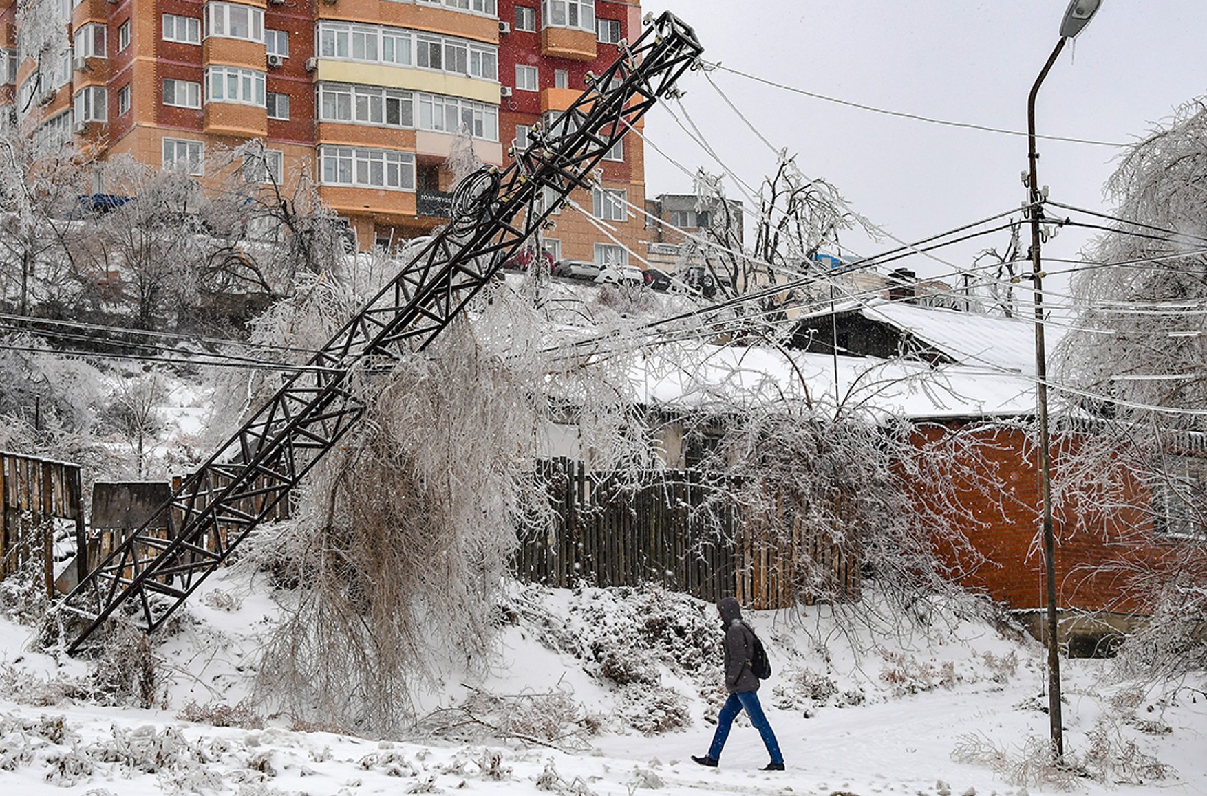 Ледяной дождь Владивосток ноябрь 2020