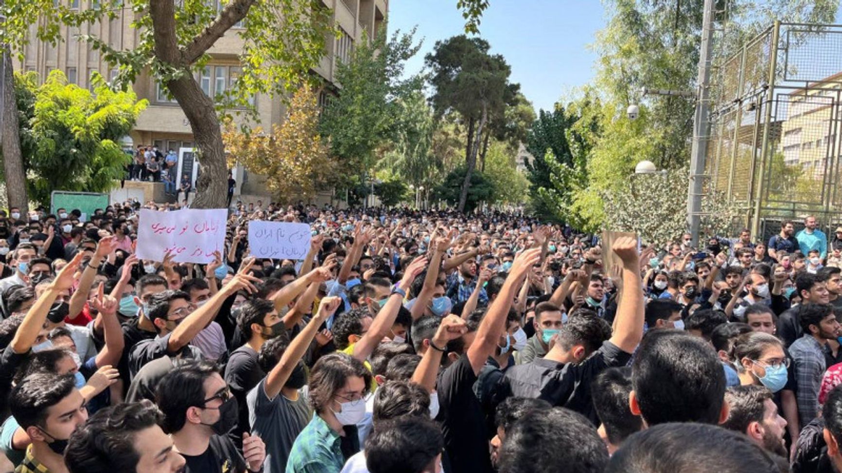 Protests in Iran  twitter.com/AnisaEftekhari