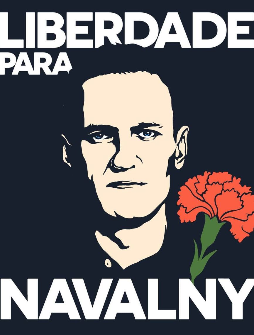 Гвоздика — национальный португальский символ победы над диктатурой. Поэтому сторонники Навального в Лиссабоне организовали вот такой онлайн-флешмоб в соцсетях. 