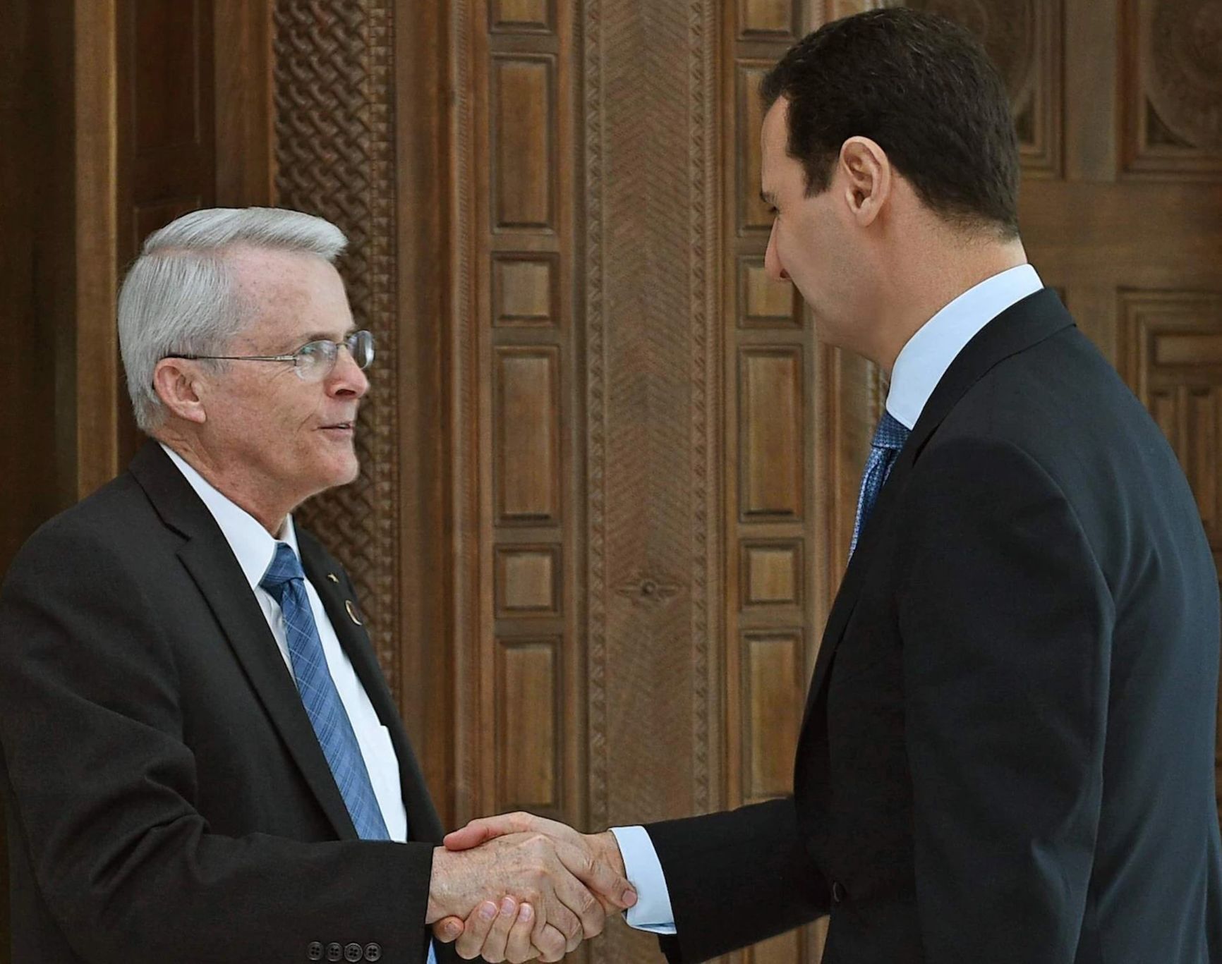 Сенатор Ричард Блэк и Башар Асад. Дамаск, 2016
