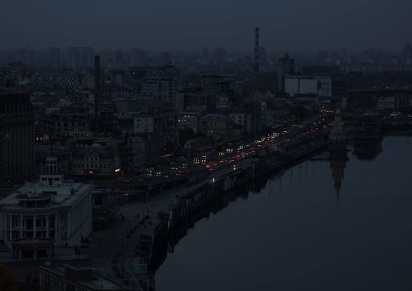 Kyiv in a blackout