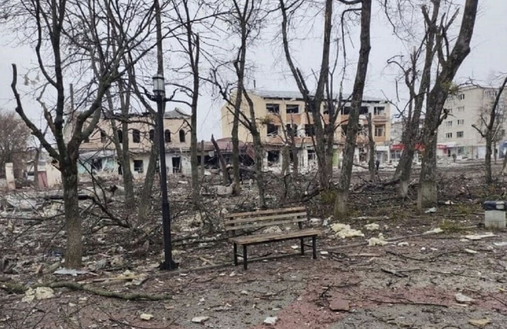 Izyum after de-occupation  Photo: Ukrainian Ministry of Defense 