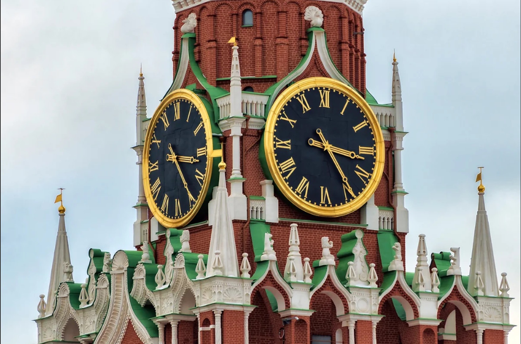 Часы Спасская башня Московского Кремля