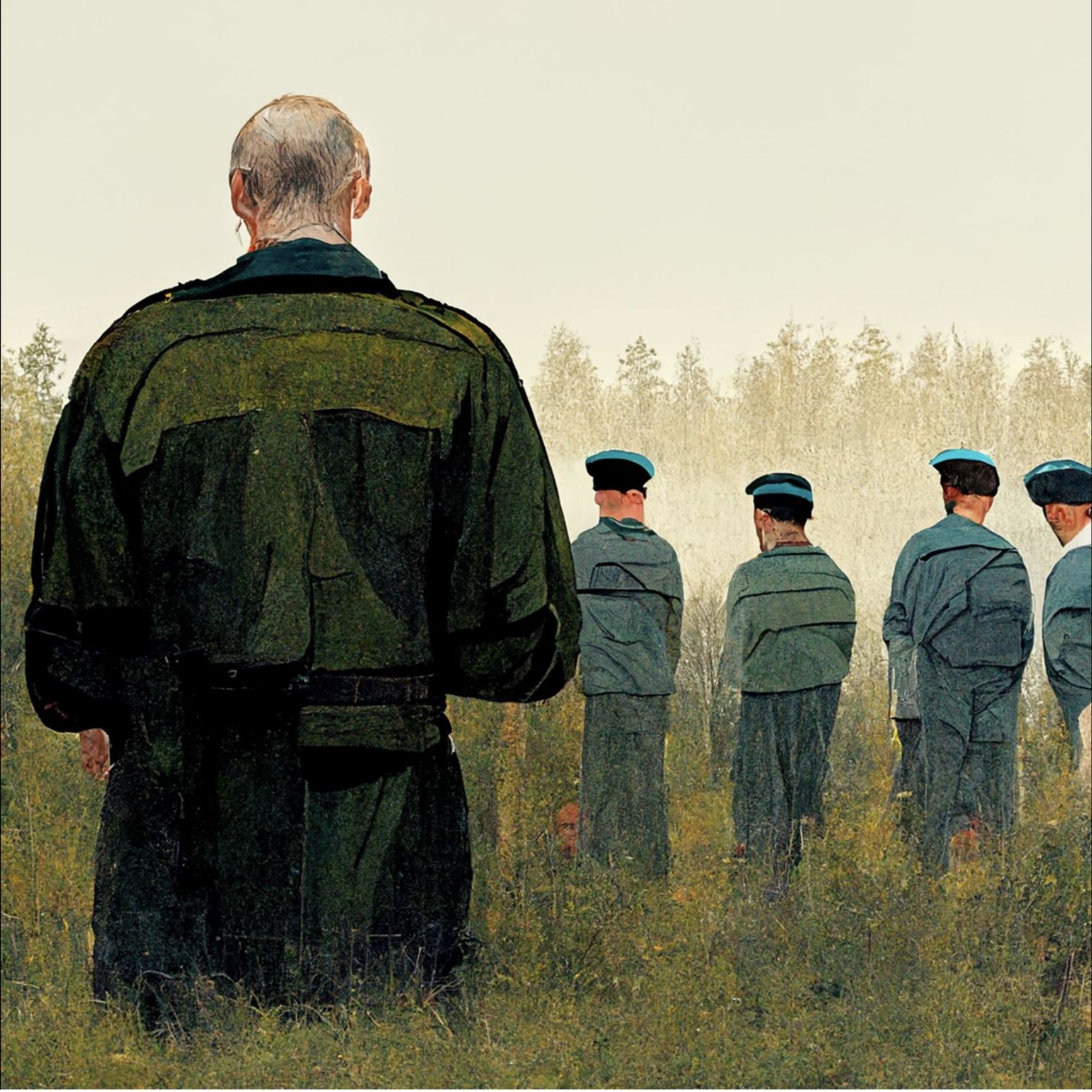 Neural network generated picture: "Putin looks for soldiers in prisons"