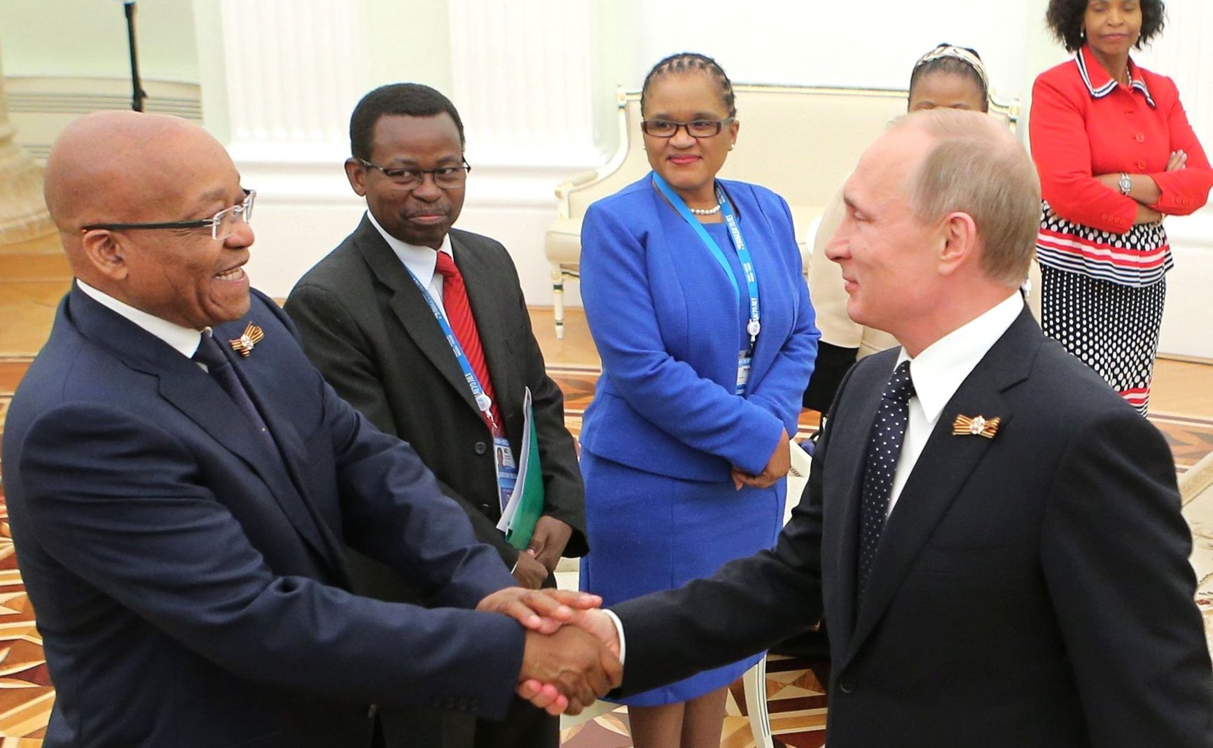 Zuma and Putin