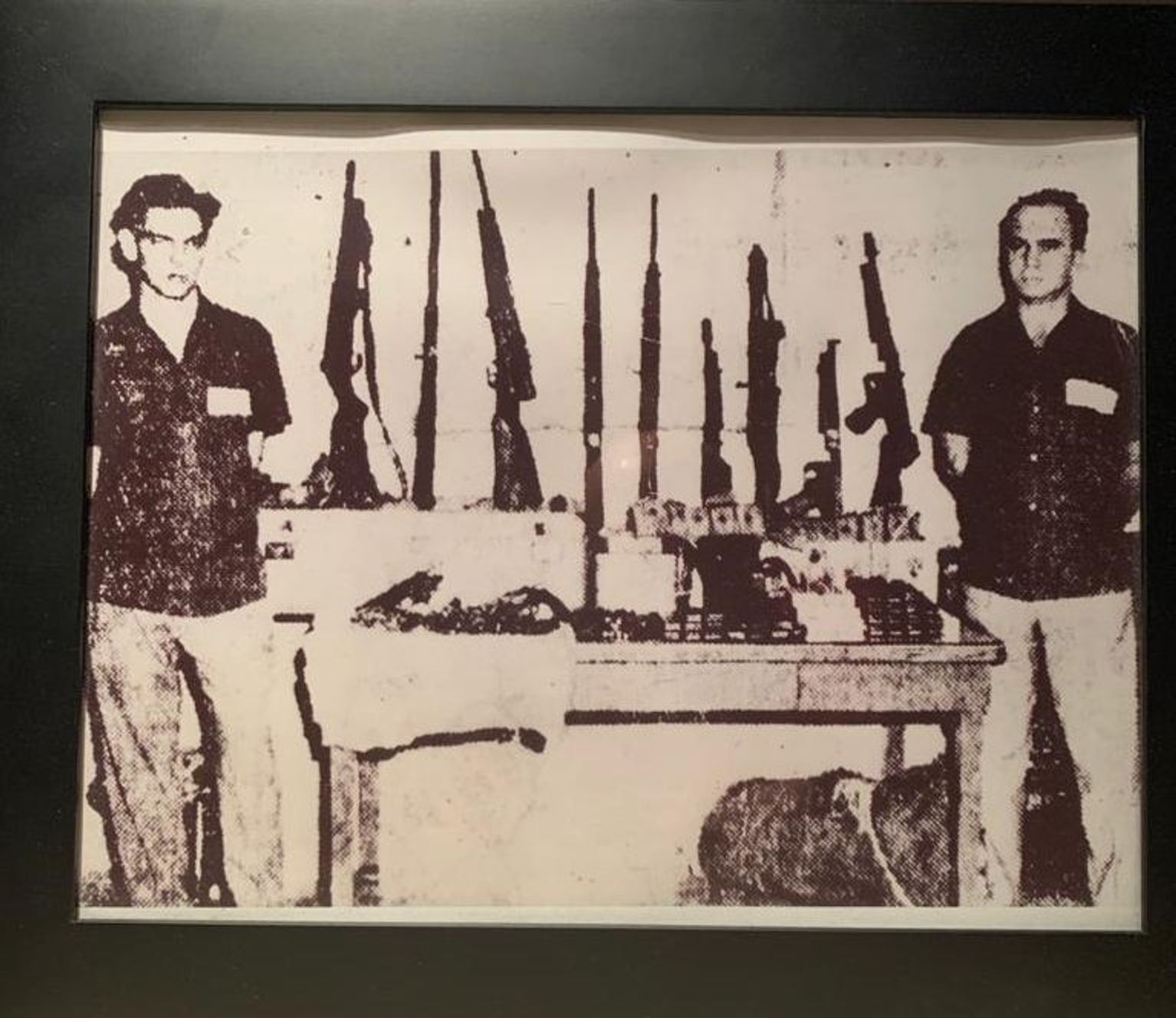 Оружие, изъятое властями у группы Фуэнтеса-Сида (фото из его личного архива)