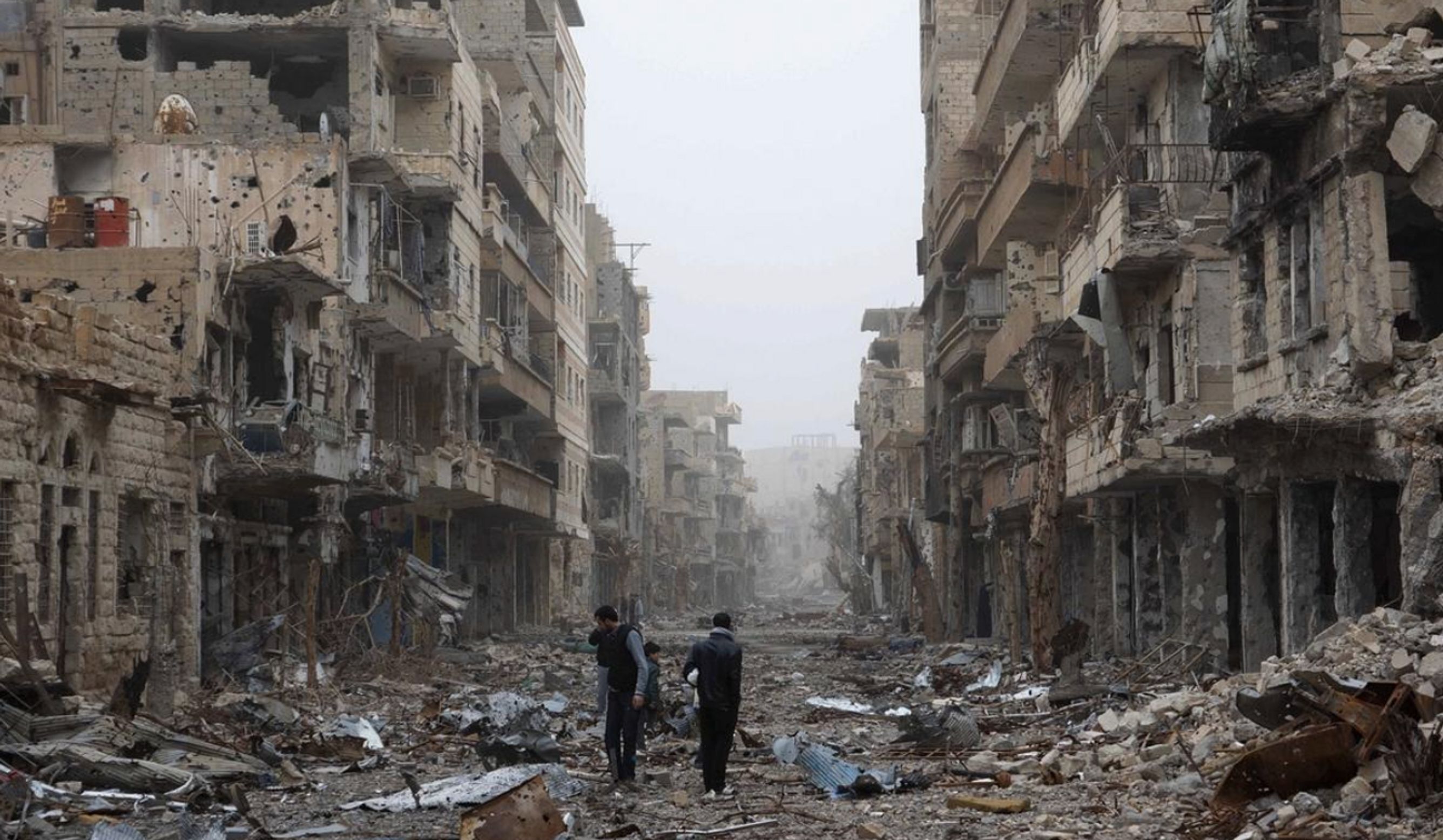 Так выглядел Алеппо после бомбардировки войсками Асада и Путина