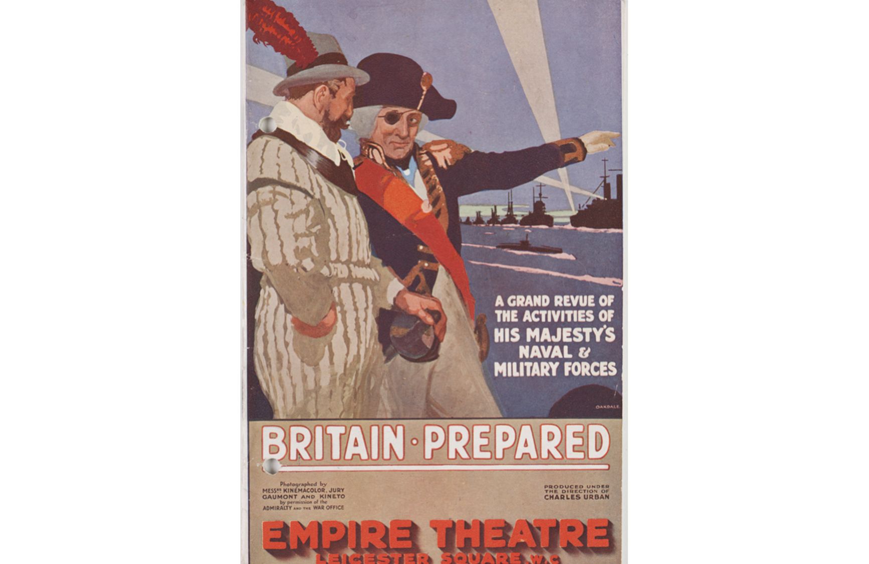 Постер британского пропагандистского фильма "Britain Prepared", 1915 г.