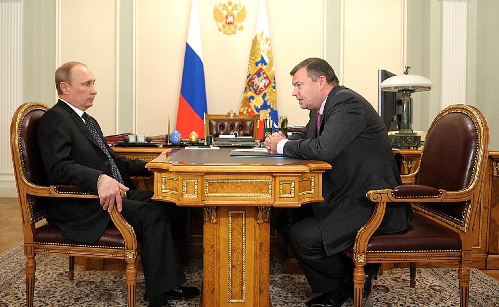 Bokarev at a meeting with Putin