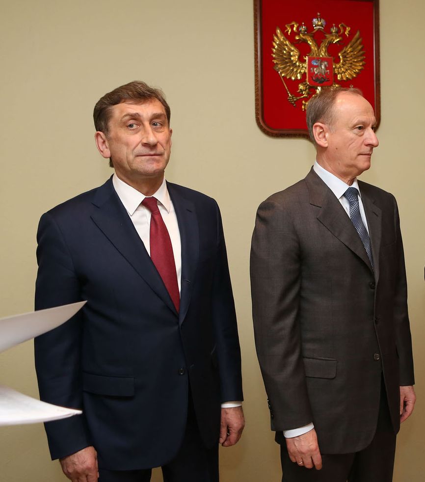 Шекин и секретарь Совета безопасности Николай Патрушев