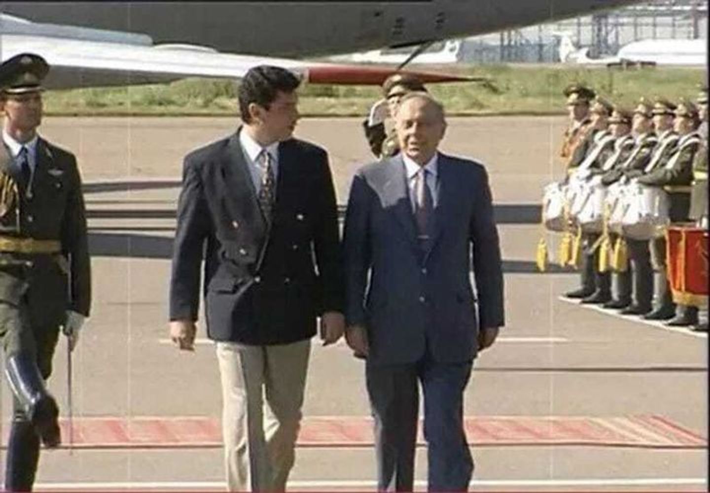 1997 г. Борис Немцов встречает Гейдара Алиева
